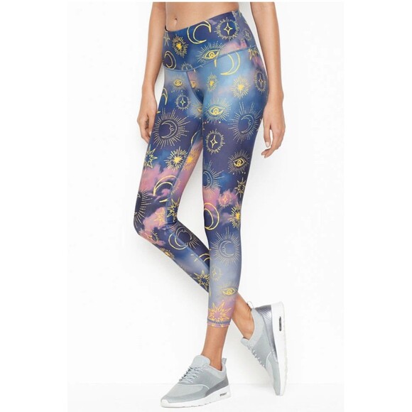 Victoria's Secret Pants - NWOT Victoria Secret Sport Size L Legging Purple Mystical Shine Yoga Athleisure
